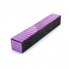 Purple with aluminium honeycomb Resin Blank