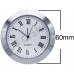 60mm Clock Insert - Silver Bezel - Roman numerals