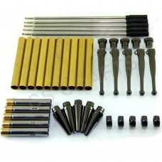 Gun Metal Fancy Pen Kits, Pack of 5