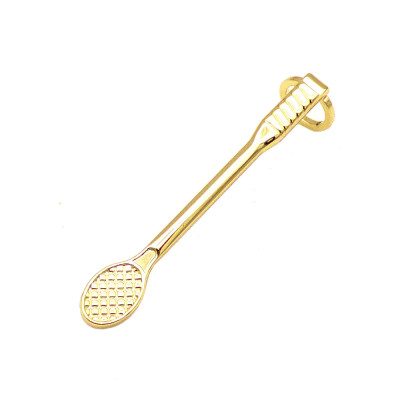 Tennis Pen Clip - Gold