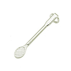Tennis Pen Clip - Chrome