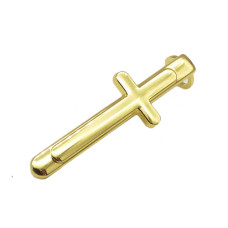 Religious Cross Pen Clip - Gold